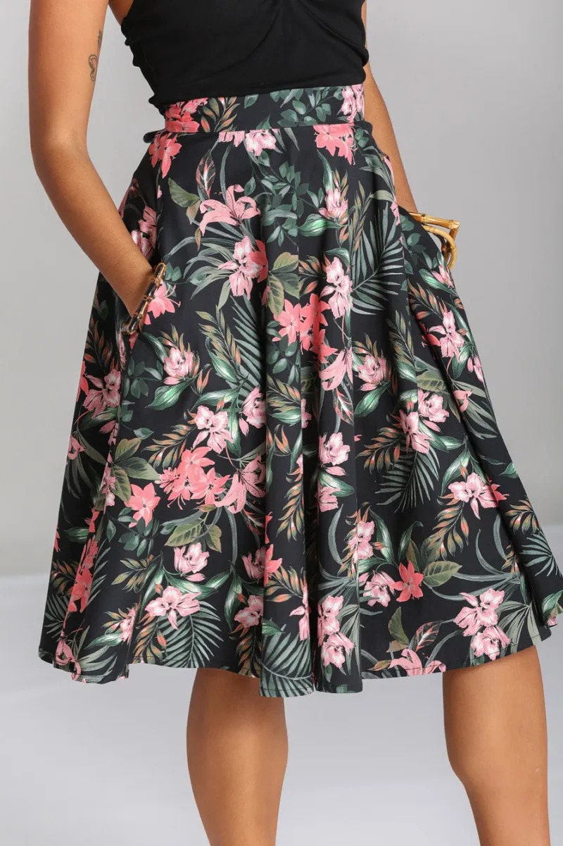 Hell Bunny Skirts|Skirts>Calypso Skirt Black