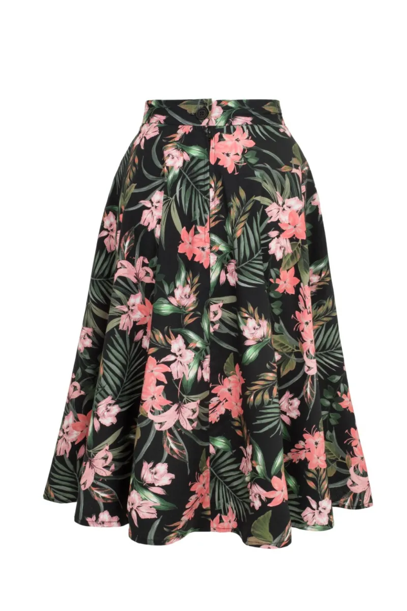 Hell Bunny Skirts|Skirts>Calypso Skirt Black