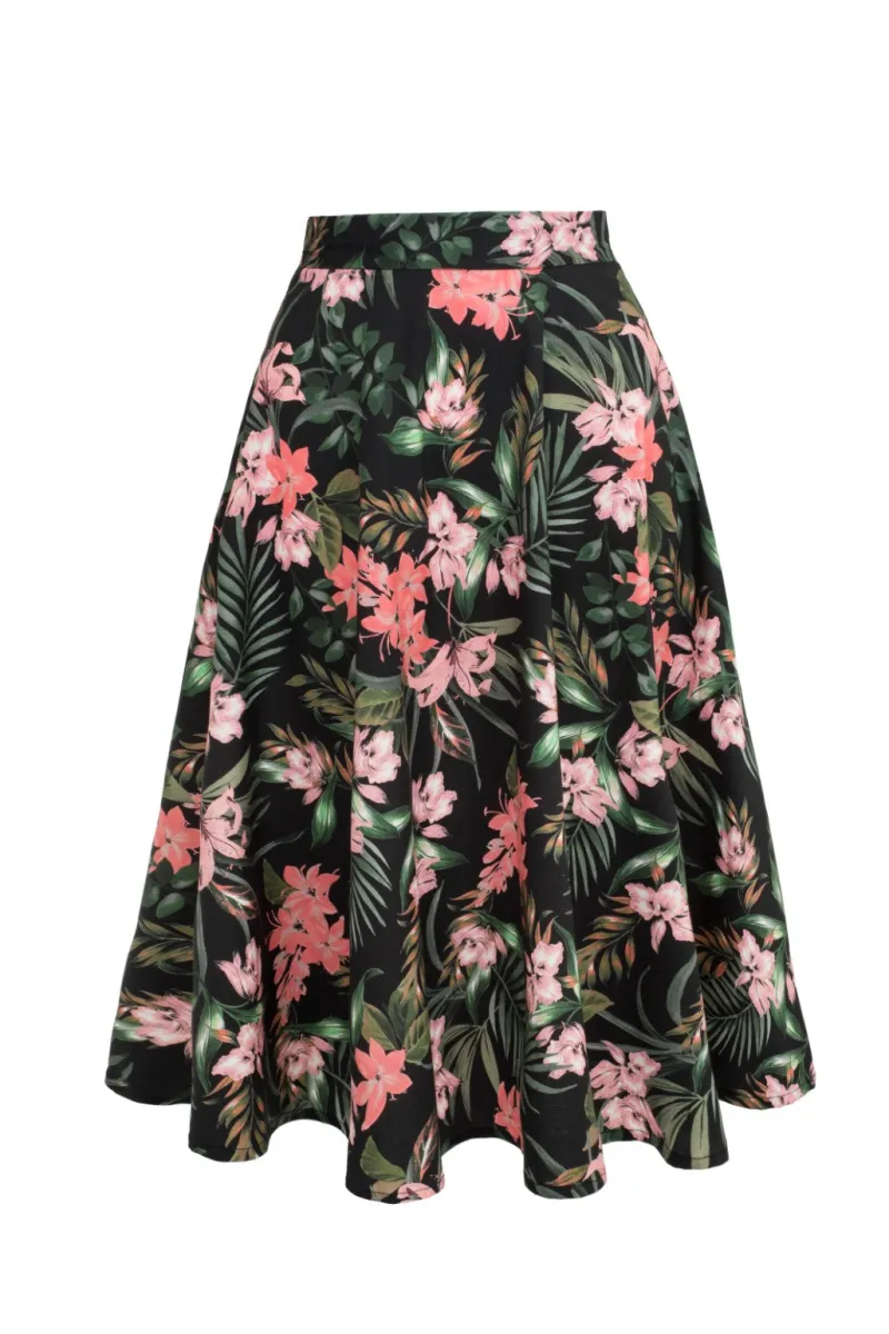 Hell Bunny Skirts|Skirts>Calypso Skirt Black