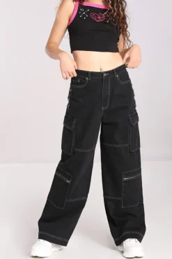 Hell Bunny Trousers & Shorts|Trousers & Shorts>Cameron Jeans Black