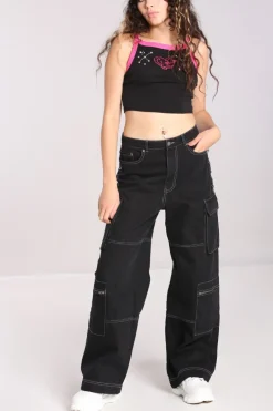 Hell Bunny Trousers & Shorts|Trousers & Shorts>Cameron Jeans Black