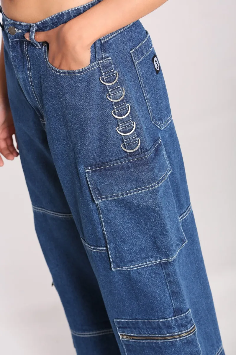 Hell Bunny Trousers & Shorts|Trousers & Shorts>Cameron Jeans Blue