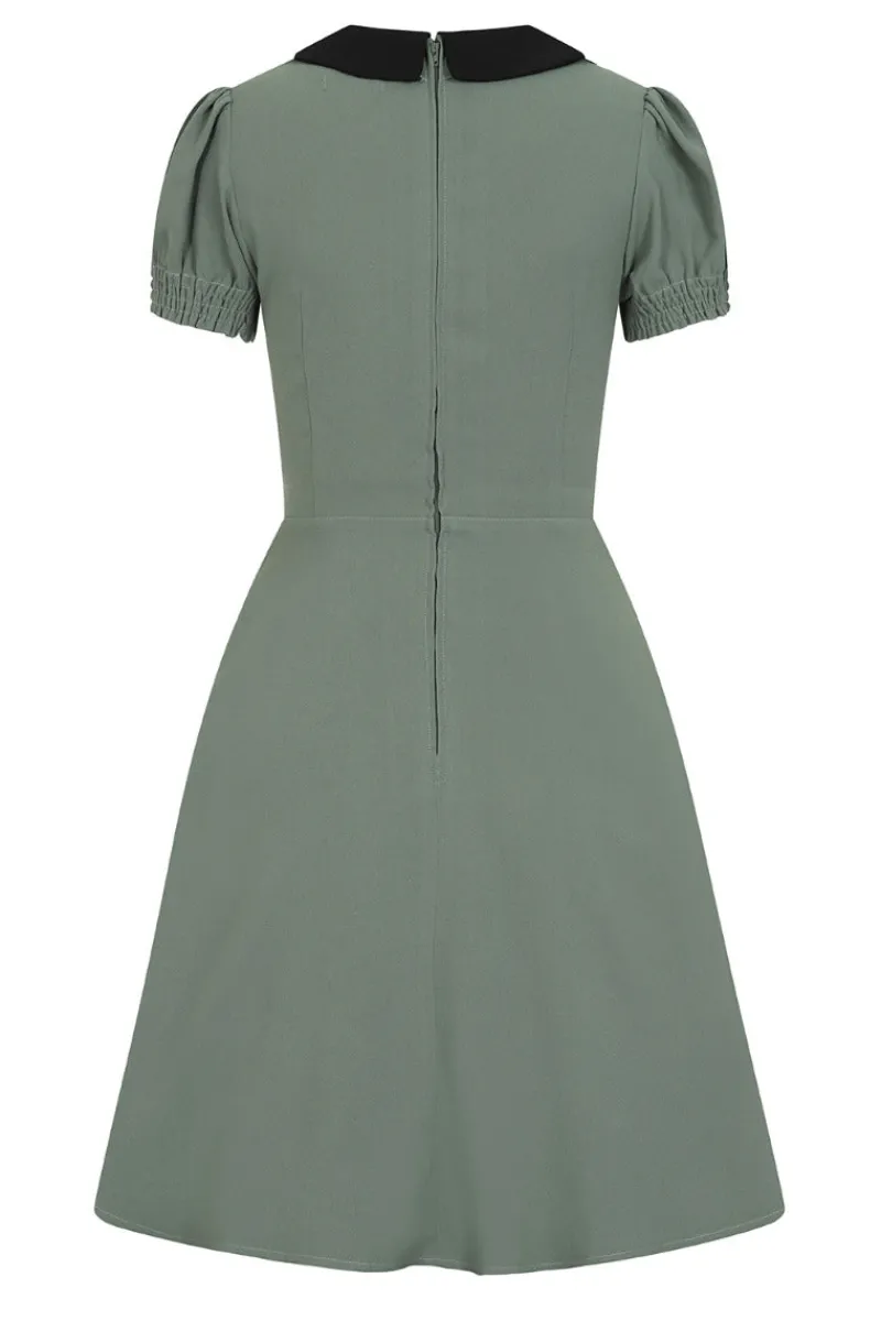 Hell Bunny Dresses|Dresses>Catherine Mid Dress Green