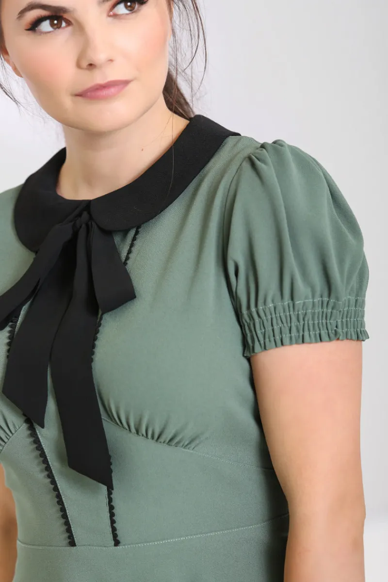 Hell Bunny Dresses|Dresses>Catherine Mid Dress Green
