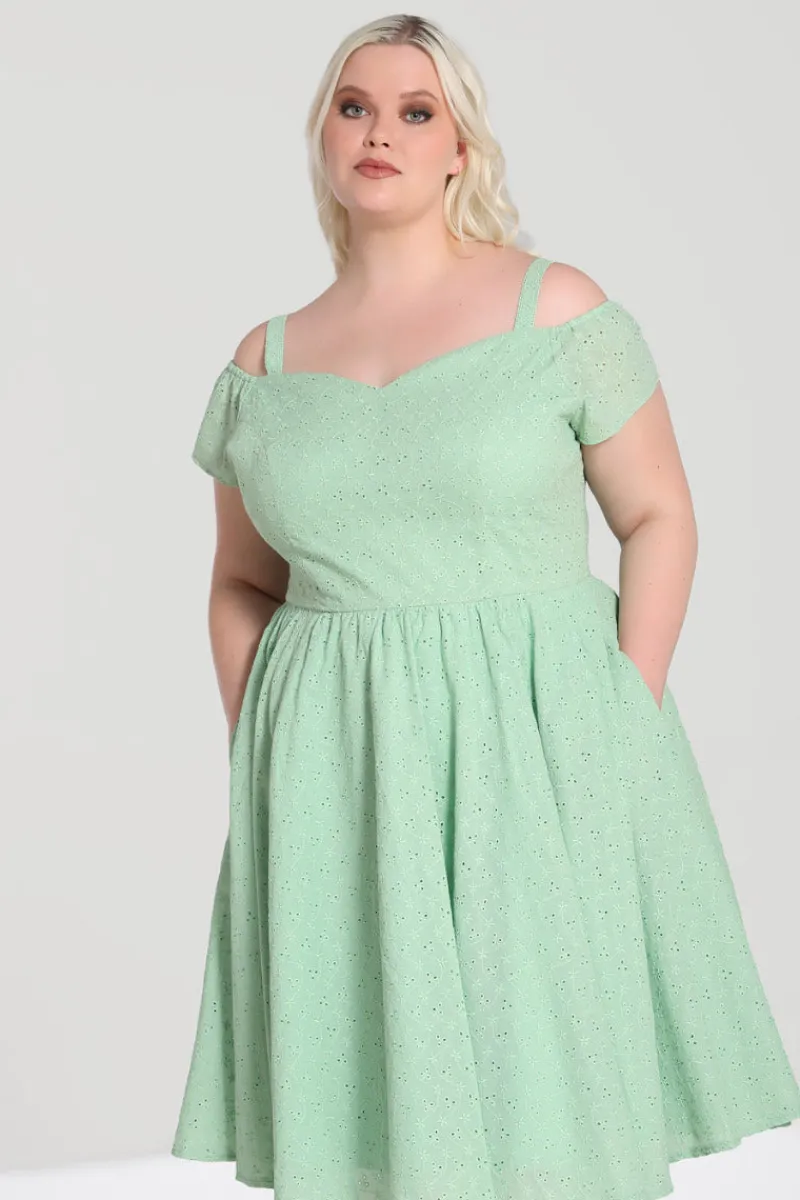 Hell Bunny Dresses|Dresses>Celia 50's Dress Mint
