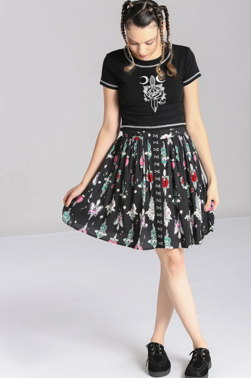 Hell Bunny Skirts|Skirts>Cersei Skirt Black