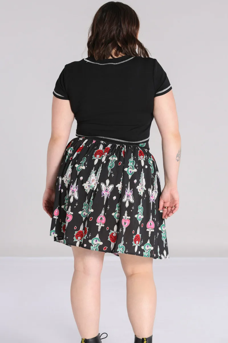 Hell Bunny Skirts|Skirts>Cersei Skirt Black