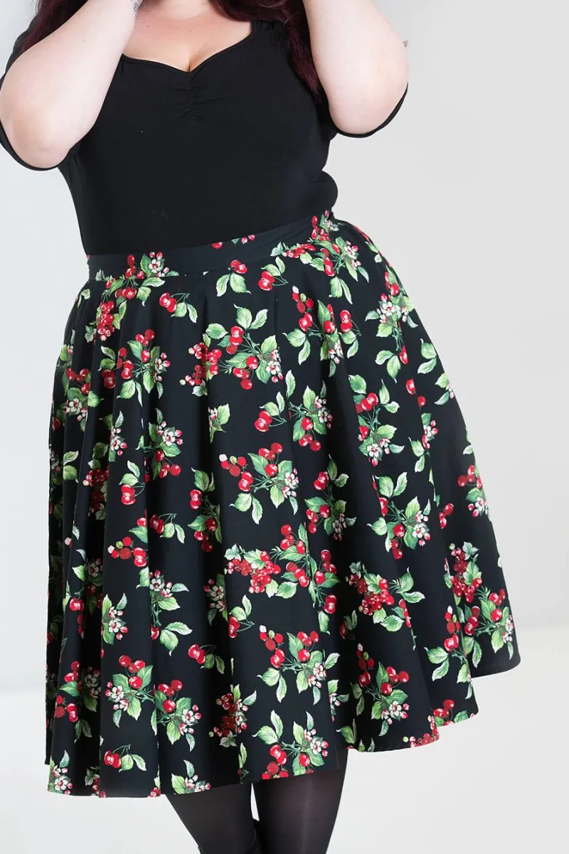 Hell Bunny Skirts|Skirts>Cherie 50's Skirt Black
