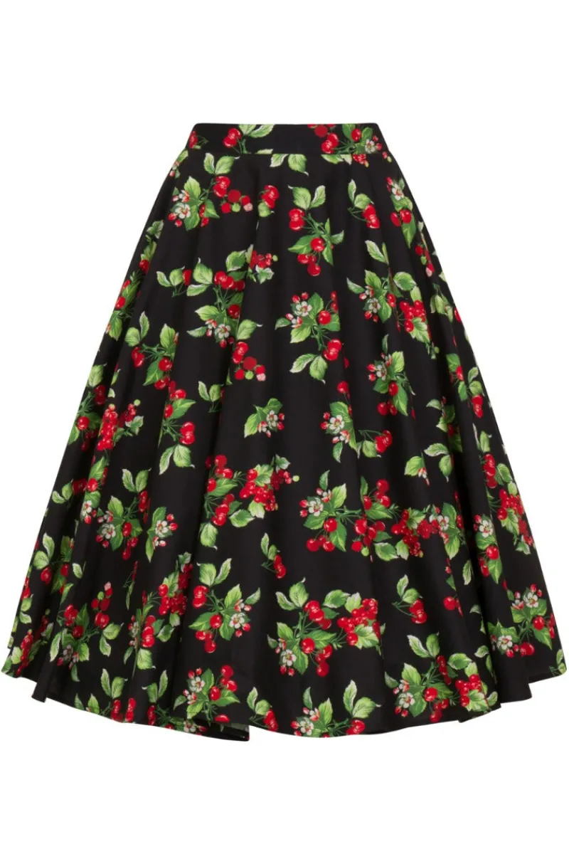Hell Bunny Skirts|Skirts>Cherie 50's Skirt Black