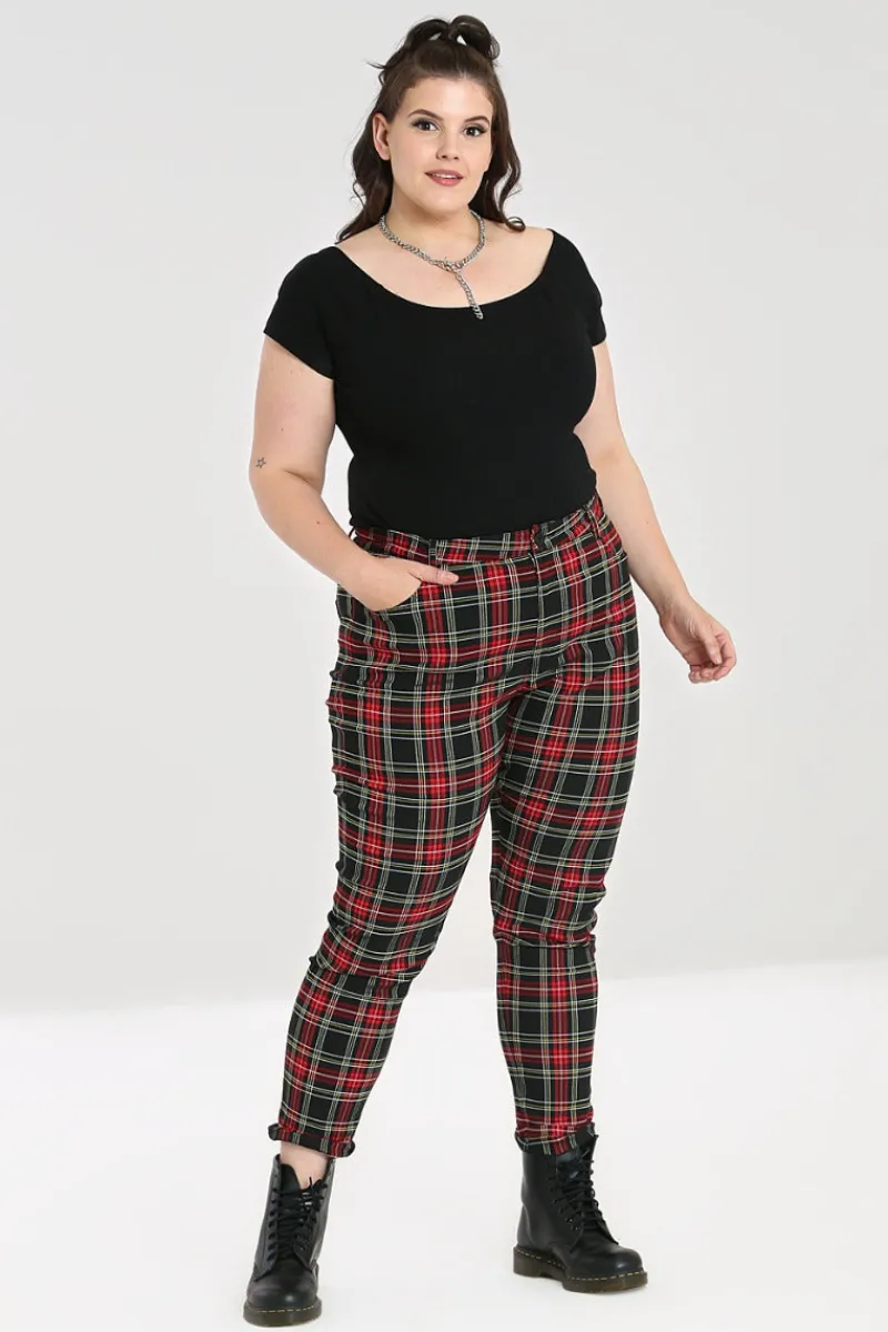 Hell Bunny Trousers & Shorts|Trousers & Shorts>Clash Skinny Trousers