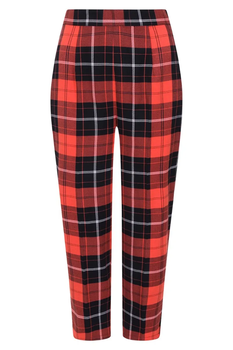 Hell Bunny Trousers & Shorts|Trousers & Shorts>Clementine Trousers Orange