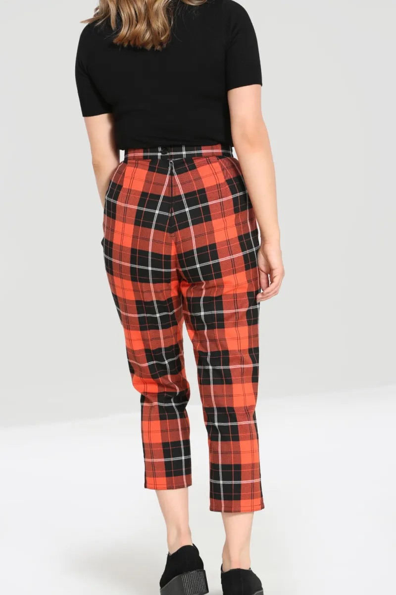 Hell Bunny Trousers & Shorts|Trousers & Shorts>Clementine Trousers Orange