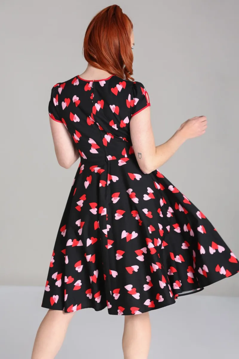 Hell Bunny Dresses|Dresses With Pockets>Confetti Dress Black