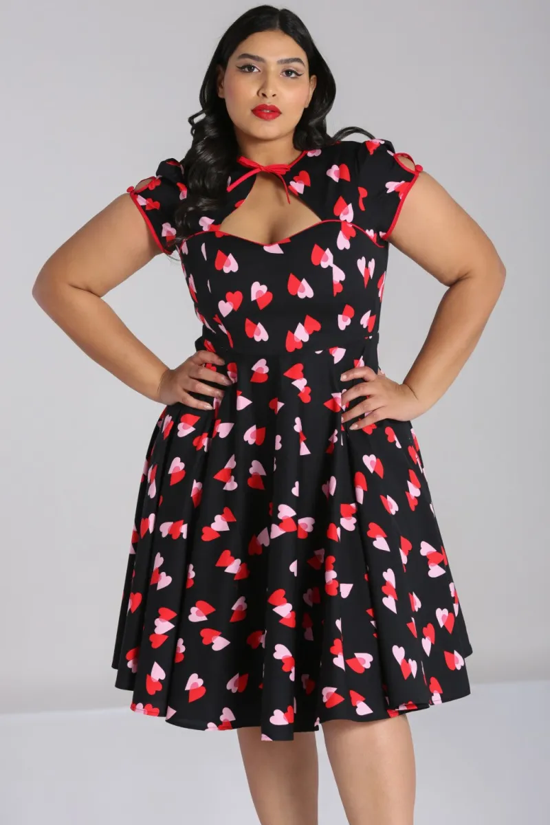Hell Bunny Dresses|Dresses With Pockets>Confetti Dress Black