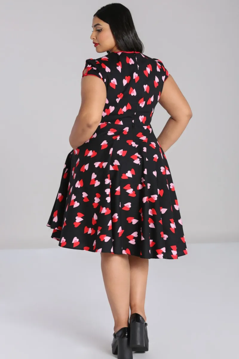 Hell Bunny Dresses|Dresses With Pockets>Confetti Dress Black