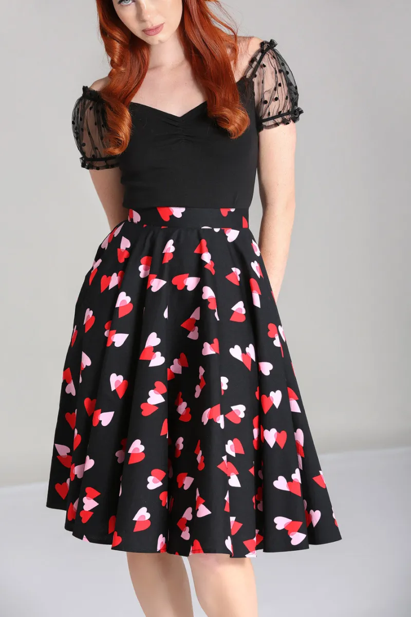 Hell Bunny Skirts|Skirts>Confetti Skirt Black