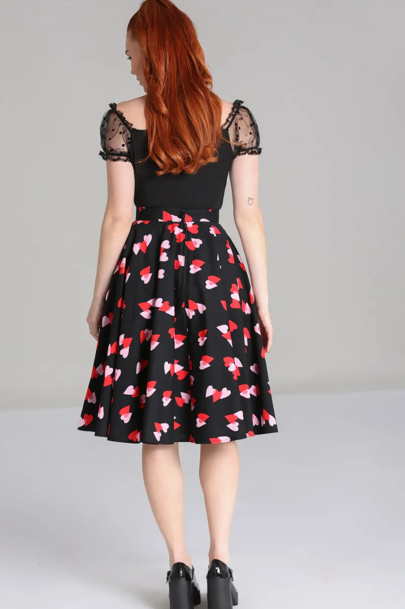 Hell Bunny Skirts|Skirts>Confetti Skirt Black