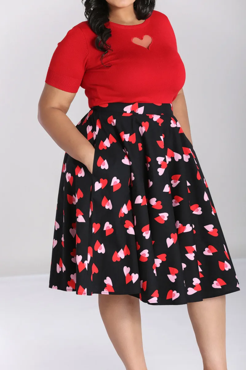 Hell Bunny Skirts|Skirts>Confetti Skirt Black