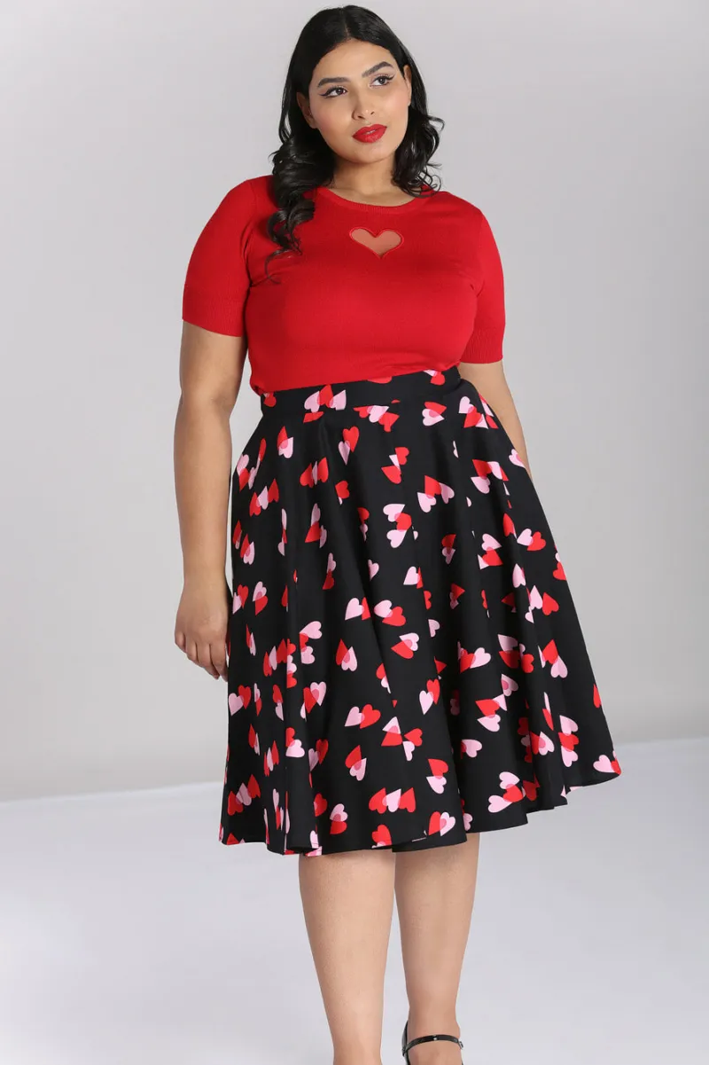 Hell Bunny Skirts|Skirts>Confetti Skirt Black