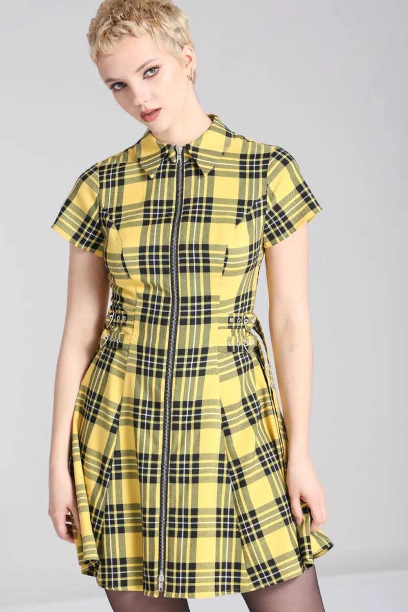 Hell Bunny Dresses|Dresses>Corey Dress Yellow