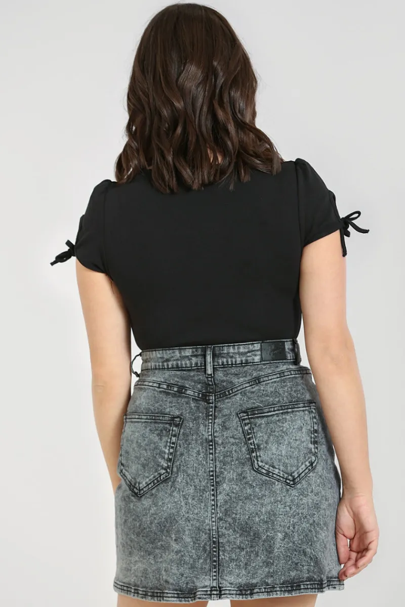 Hell Bunny Tops|Tops>Cristina Top Black