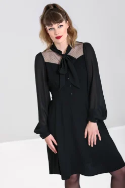 Hell Bunny Dresses|Dresses>Darcia Mid Dress Black