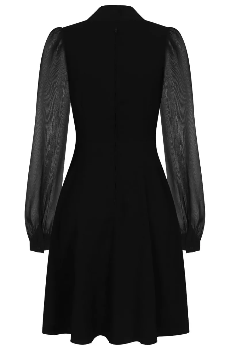 Hell Bunny Dresses|Dresses>Darcia Mid Dress Black