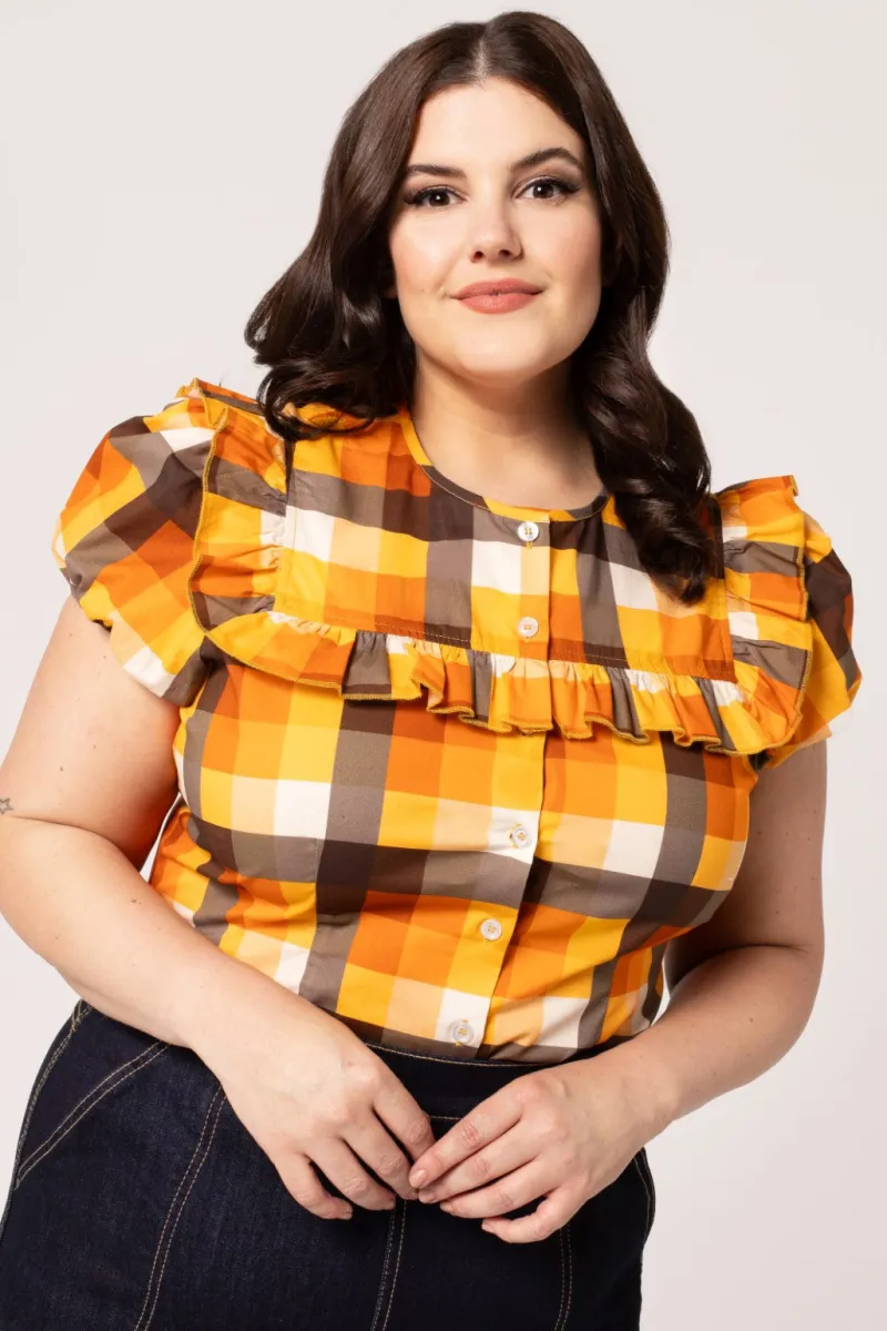 Hell Bunny Tops|Blouses>Darlene Blouse Multi