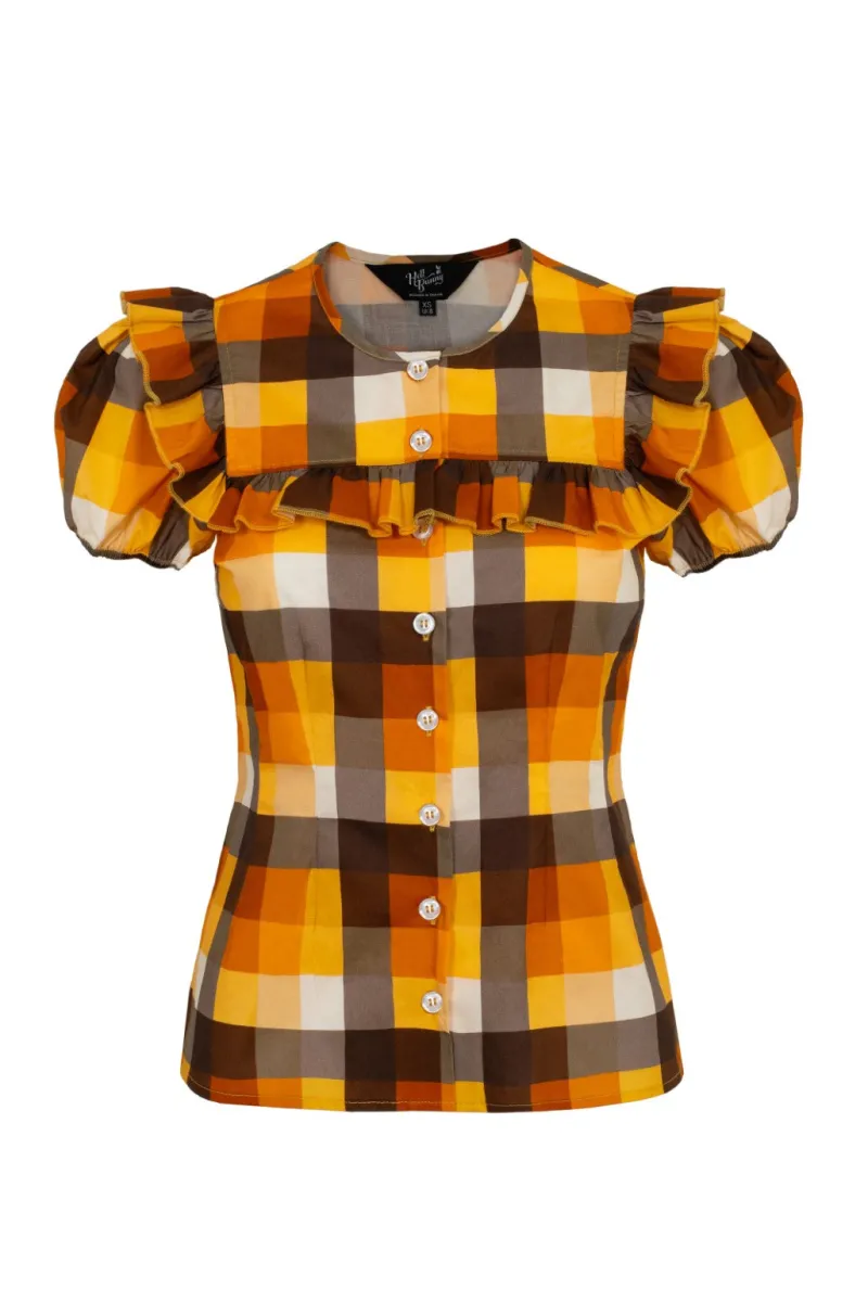 Hell Bunny Tops|Blouses>Darlene Blouse Multi