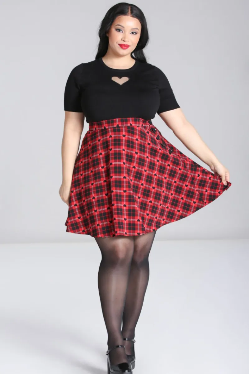 Hell Bunny Skirts|Skirts>Date Night Skirt Red