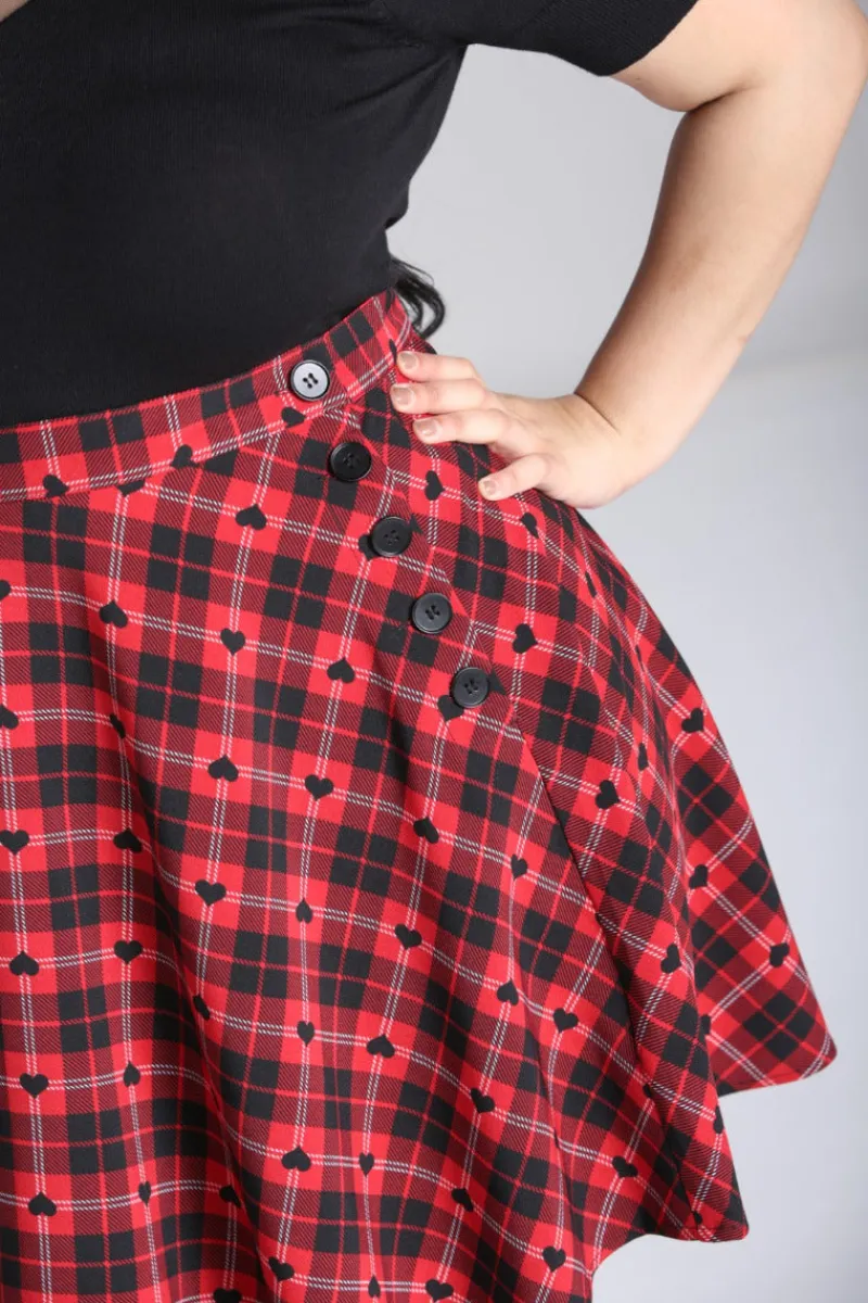 Hell Bunny Skirts|Skirts>Date Night Skirt Red