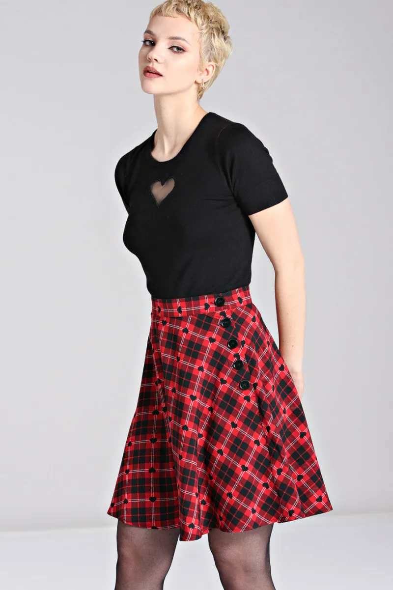 Hell Bunny Skirts|Skirts>Date Night Skirt Red