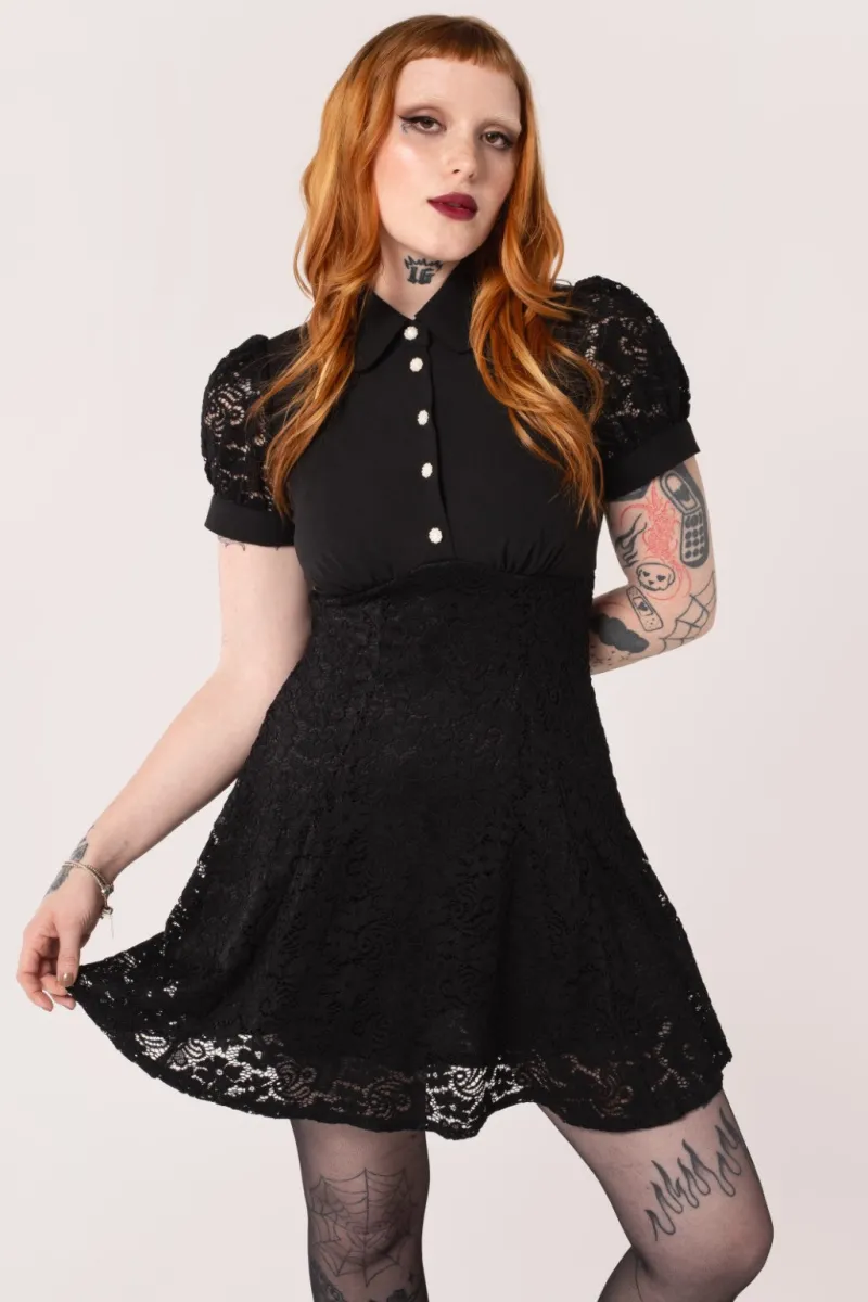 Hell Bunny Dresses|Vintage Dresses>Dominica Mini Dress Black