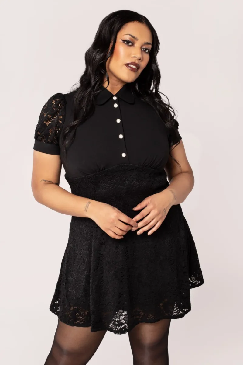Hell Bunny Dresses|Vintage Dresses>Dominica Mini Dress Black