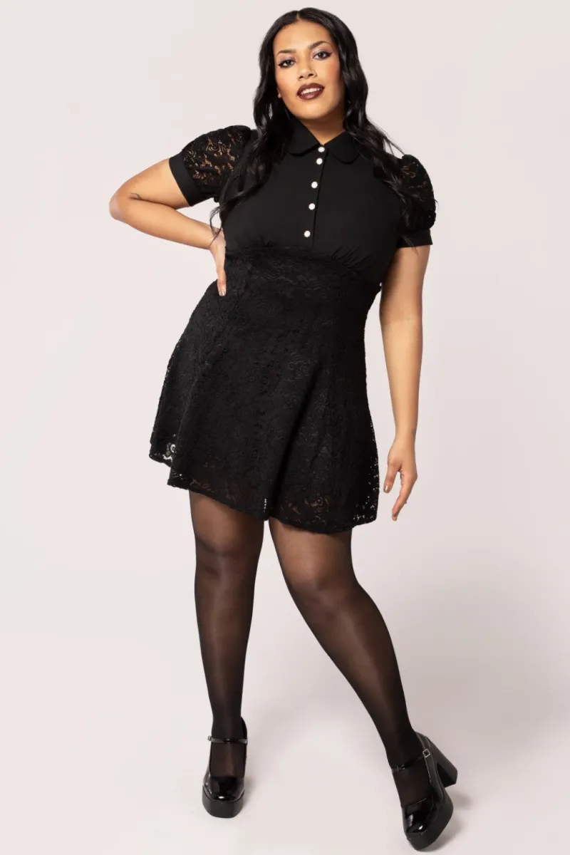 Hell Bunny Dresses|Vintage Dresses>Dominica Mini Dress Black