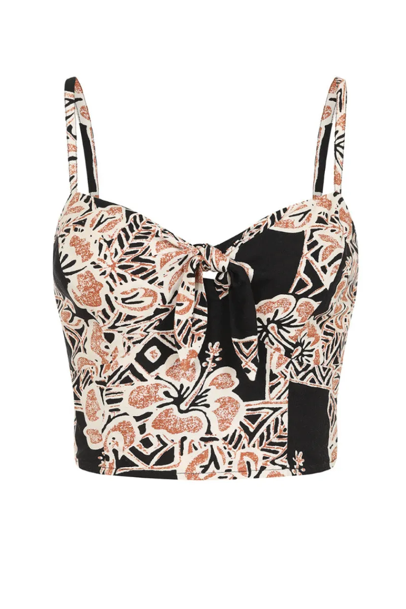 Hell Bunny Tops|Tops>Dominique Crop Top Black