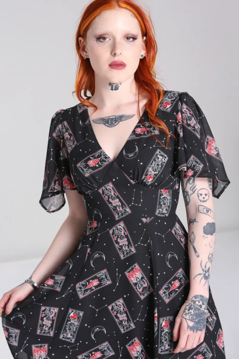 Hell Bunny Dresses|Knee Dresses>Duality Dress Black