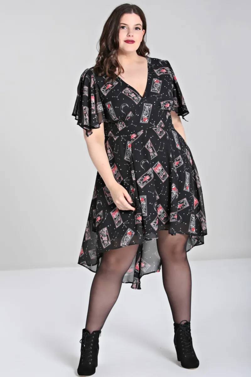 Hell Bunny Dresses|Knee Dresses>Duality Dress Black