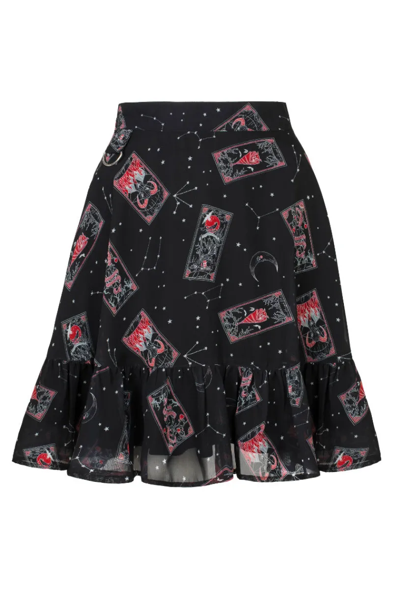 Hell Bunny Skirts|Skirts>Duality Skirt Black