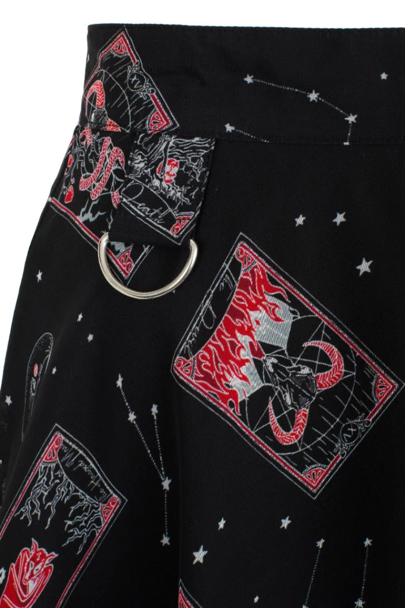 Hell Bunny Skirts|Skirts>Duality Skirt Black