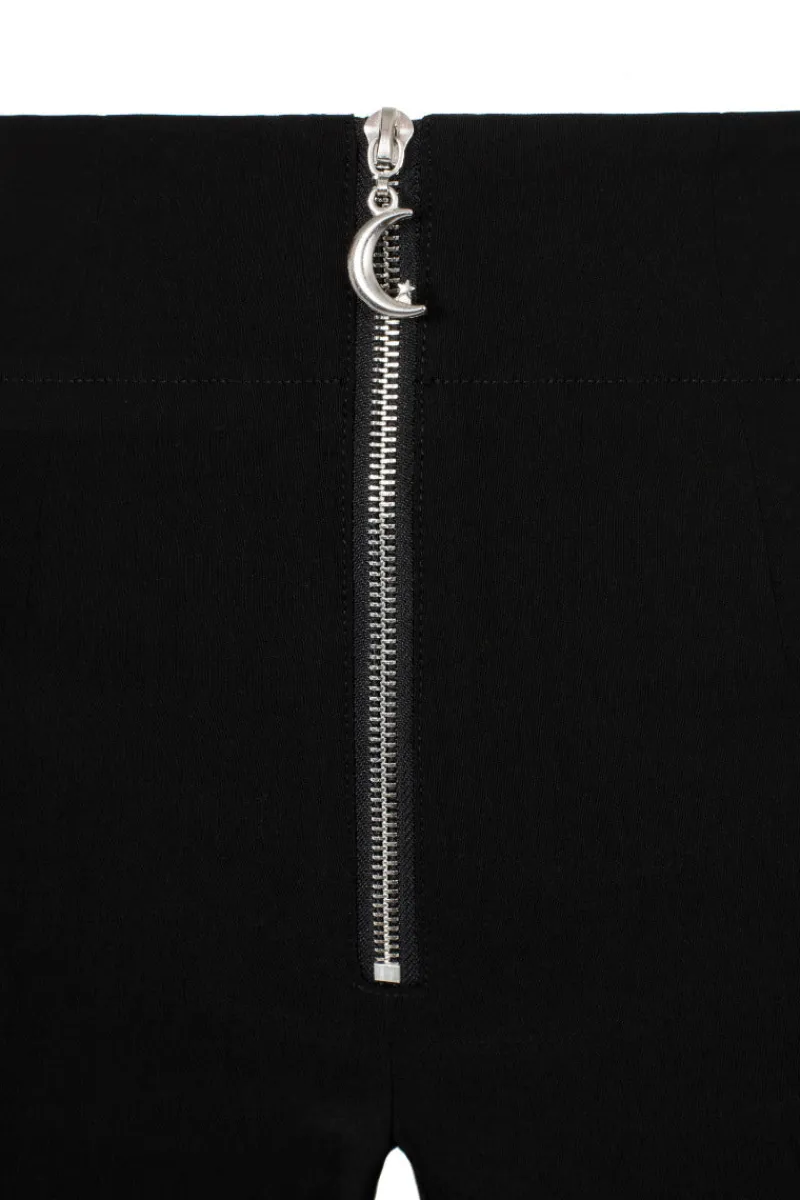 Hell Bunny Trousers & Shorts|Trousers & Shorts>Eclipse Trousers Black