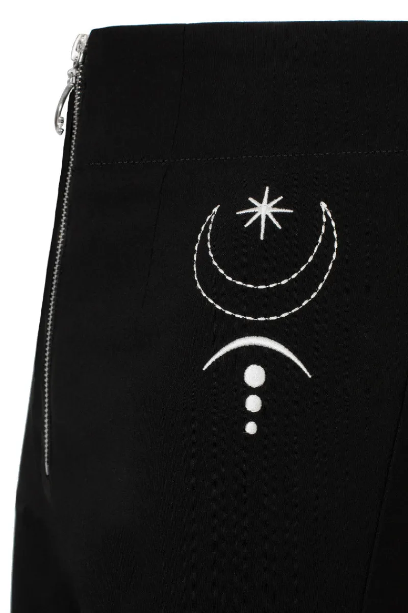 Hell Bunny Trousers & Shorts|Trousers & Shorts>Eclipse Trousers Black