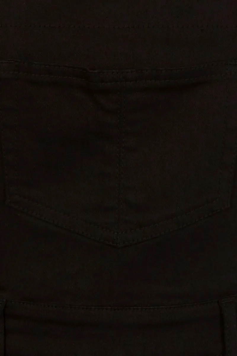 Hell Bunny Trousers & Shorts|Trousers & Shorts>Elly May Denim Dungaree Black
