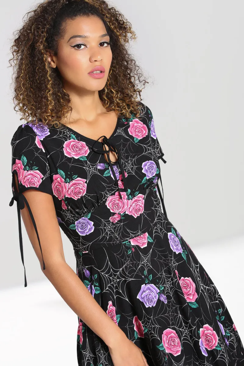 Hell Bunny Dresses|Dresses>Eloise Mid Dress Black