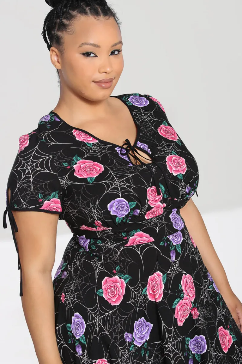 Hell Bunny Dresses|Dresses>Eloise Mid Dress Black