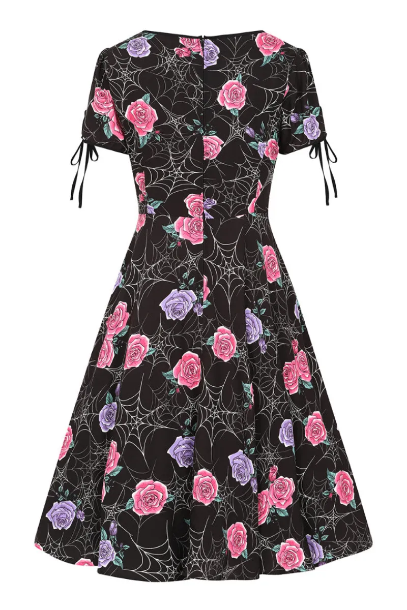 Hell Bunny Dresses|Dresses>Eloise Mid Dress Black