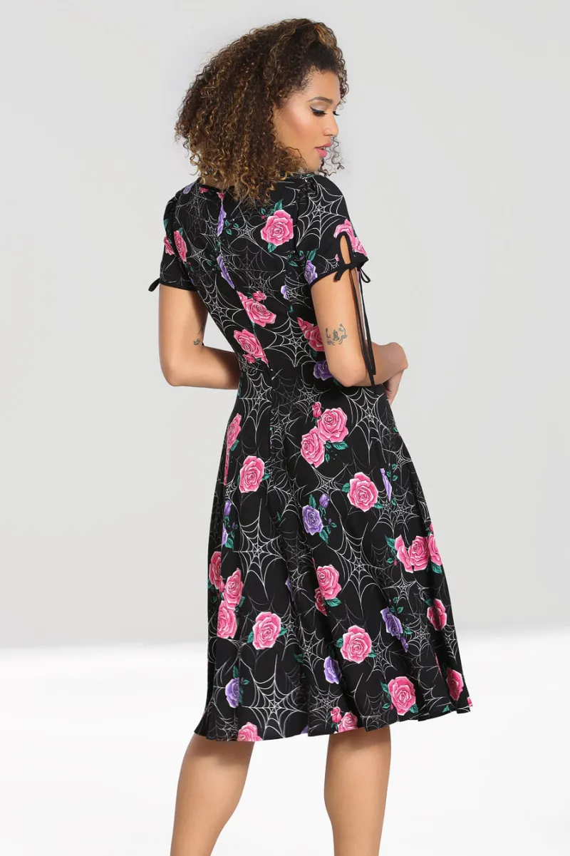 Hell Bunny Dresses|Dresses>Eloise Mid Dress Black
