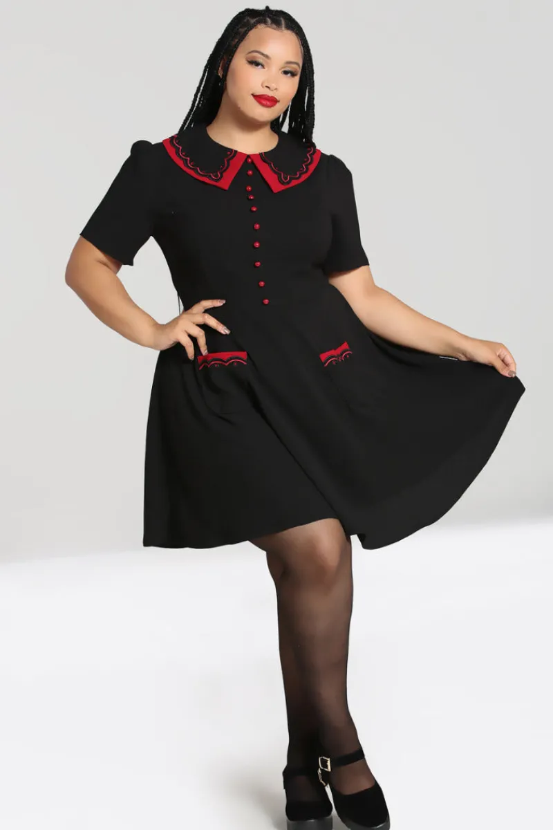 Hell Bunny Dresses|Dresses>Emma Mini Dress Black