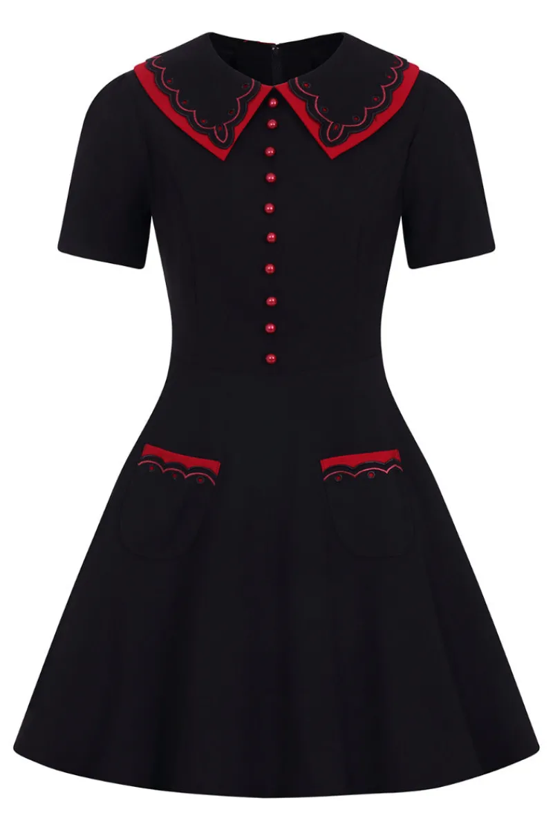 Hell Bunny Dresses|Dresses>Emma Mini Dress Black
