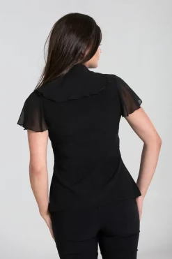 Hell Bunny Tops|Blouses>Evanora Blouse Black